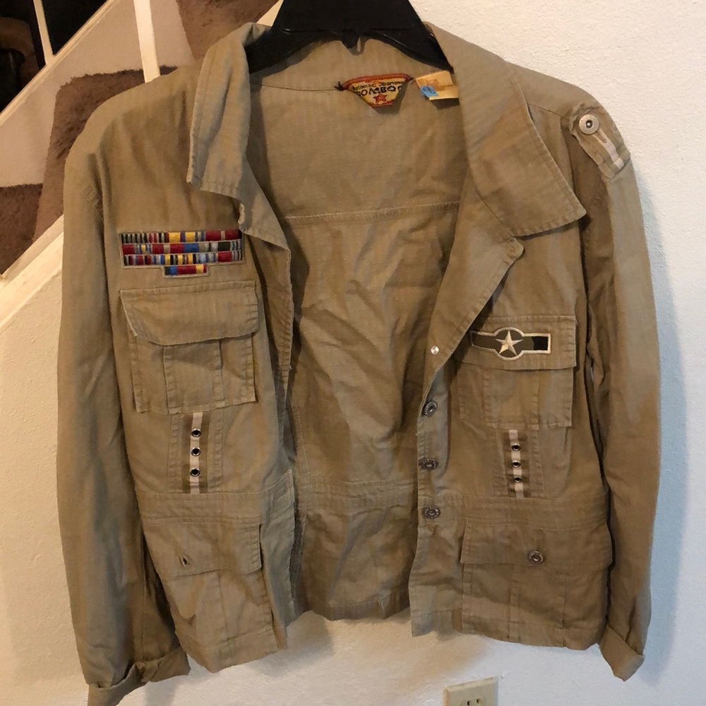 Boom Boom Jeans, Olive Vintage Jacket